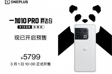 一加 10 Pro 胖达白 512GB 至尊版发布，售价5799元